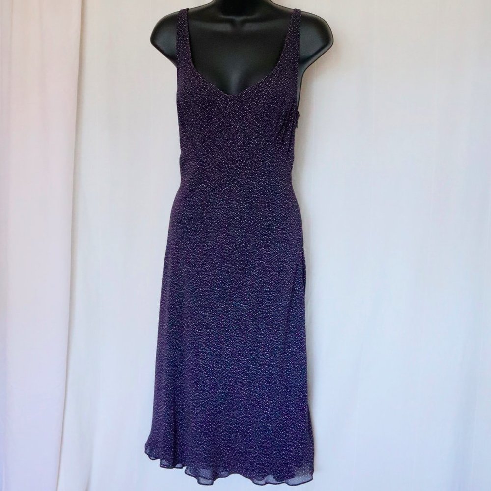 90's Calvin Klein Purple A-line Sun Dress